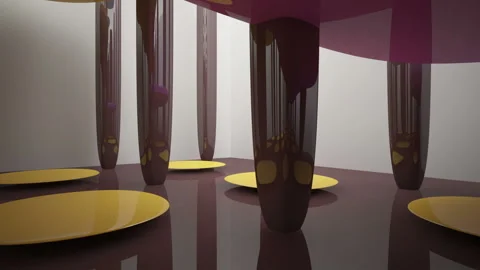 Abstract Architecture. Concept of organic architecture. Stock Footage 87170070