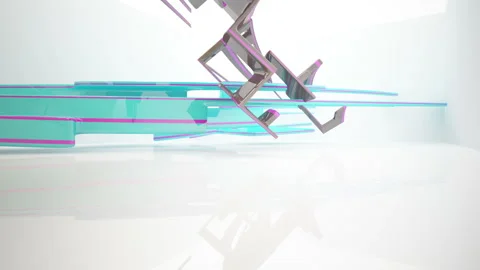 Abstract Architecture. Concept of organic architecture. Stock Footage 87769277