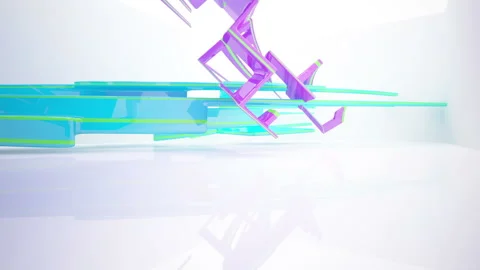Abstract Architecture. Concept of organic architecture. Stock Footage 87769859