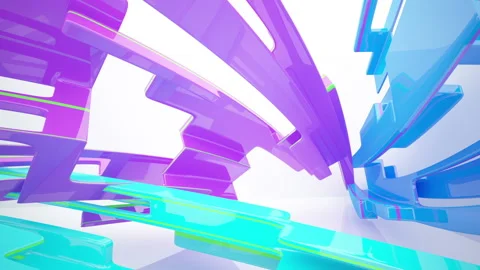 Abstract Architecture. Concept of organic architecture. Stock Footage 87769883
