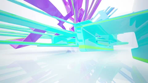 Abstract Architecture. Concept of organic architecture. Stock Footage 87769997