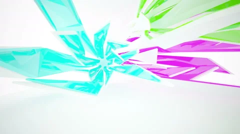 Abstract Architecture. Concept of organic design 動画素材 64672863