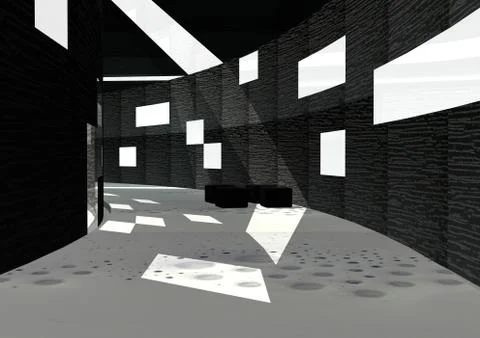 Abstract architecture construction Stock Illustration