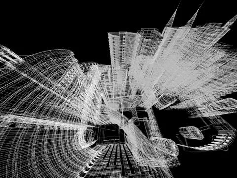 Abstract architecture 스톡 일러스트
