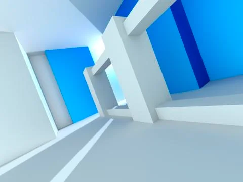 Abstract Architecture Stock Illustration