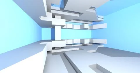 Abstract Architecture Stock Illustration