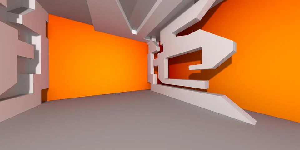 Abstract Architecture Stock Illustration