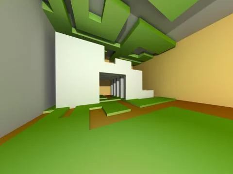 Abstract Architecture Stock Illustration