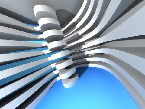 Abstract Architecture Stock Illustration