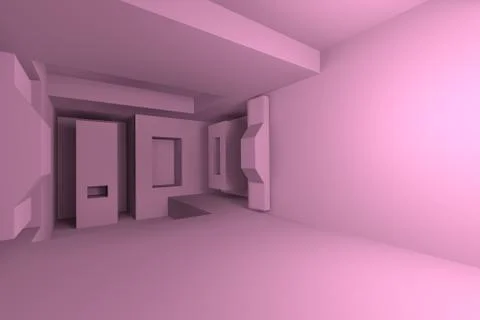 Abstract Architecture Stock Illustration