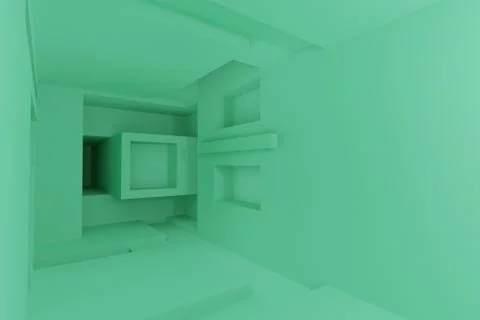 Abstract Architecture Stock Illustration