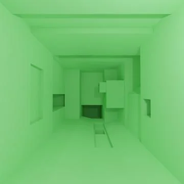 Abstract Architecture Stock Illustration