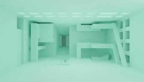 Abstract Architecture Stock Illustration