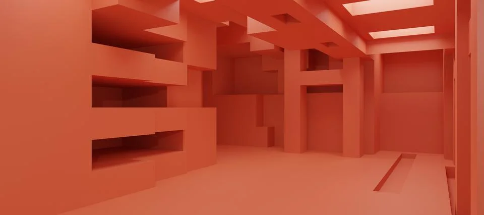 Abstract Architecture Stock Illustration