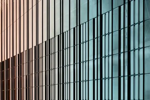 Abstract architecture pattern  ,   glass facade Stock Photos