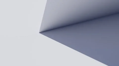 Abstract architecture in white space Stock Footage 254330779