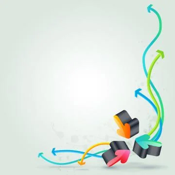 Abstract Arrow background element vector design. Business vector background t Stock Illustration