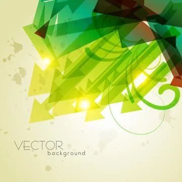 Abstract arrow background Stock Illustration