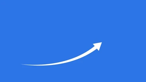 Abstract arrow business graph icon animation background. Stockbeeldmateriaal 337759710
