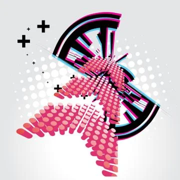 Abstract arrow design Stock Illustration