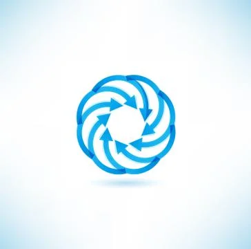 Abstract arrow icon Stock Illustration