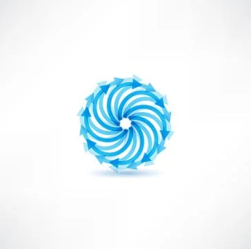 Abstract arrow icon Stock Illustration