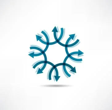 Abstract arrow icon Stock Illustration