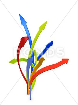 Abstract arrow Stock Illustration