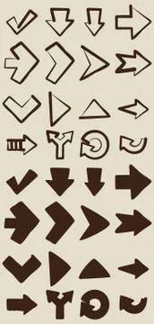 Abstract Arrow Stock Illustration