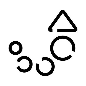 Abstract arrow indicating progress and growth cycle Illustrazione stock