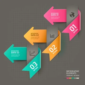 Abstract arrow infographics template. Vector illustration. can be used for wo Stock-Illustration