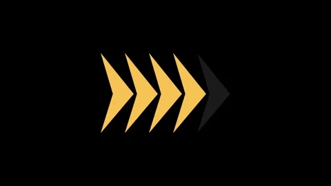 Abstract arrow loading bar icon animation on background. Stock Footage 332884530