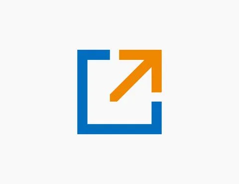 Abstract Arrow Logo Template Icon Vector Illustration Design Editable Resizab Stock Illustration