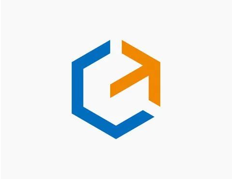 Abstract Arrow Logo Template Icon Vector Illustration Design Editable Resizab Stock Illustration