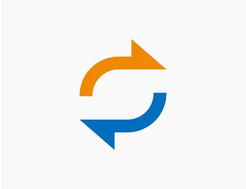 Abstract Arrow Logo Template Icon Vector Illustration Design Editable Resizab Stock Illustration