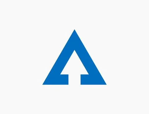 Abstract Arrow Logo Template Icon Vector Illustration Design Editable Resizab Stock Illustration