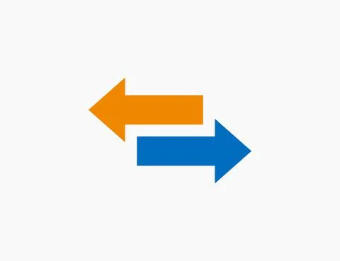 Abstract Arrow Logo Template Icon Vector Illustration Design Editable Resizab Stock Illustration