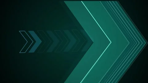 Abstract arrow pattern on dark background with glowing lines and geometric .. Stock Footage 339276441
