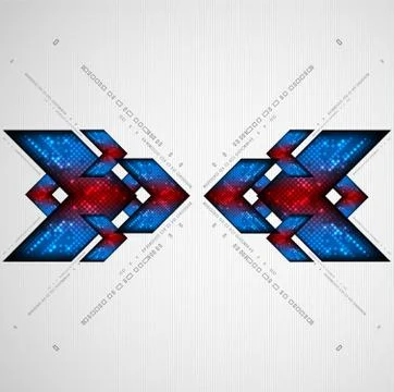 Abstract arrow pattern. Vector イラスト素材