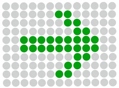 Abstract arrow vector illustration Stock Illustration