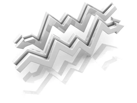 Abstract Arrows. 3d Abstract Arrows. 3d Copyright: xZoonar.com/MaksymxYeme... Stock Photos