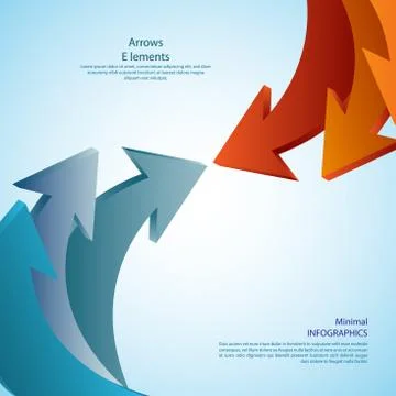 Abstract arrows. detailed Stock Illustration