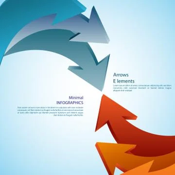 Abstract arrows. detailed Stock Illustration