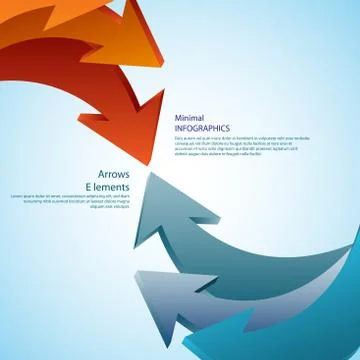 Abstract arrows. detailed Stock Illustration