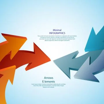 Abstract arrows. detailed Stock Illustration