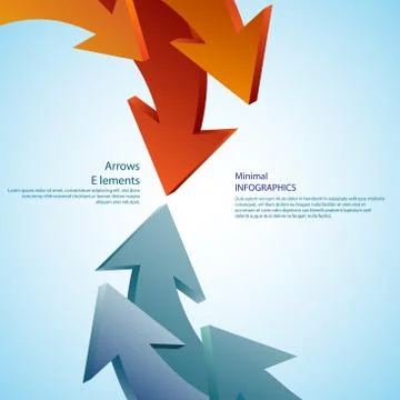 Abstract arrows. detailed Stock Illustration