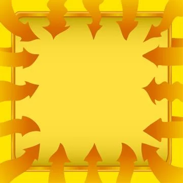 Abstract arrows, frame and table Stock Illustration