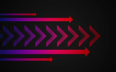 Abstract arrows, futuristic technology background, high speed motion concept. Stock Illustration
