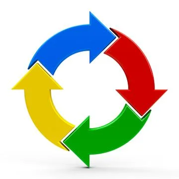 Abstract arrows icon 스톡 일러스트