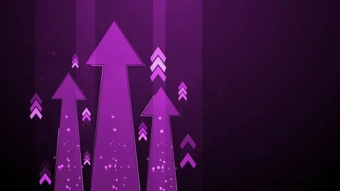 Abstract arrows pointing upward symbolizing growth progress success and ris.. Stock Footage 337261744